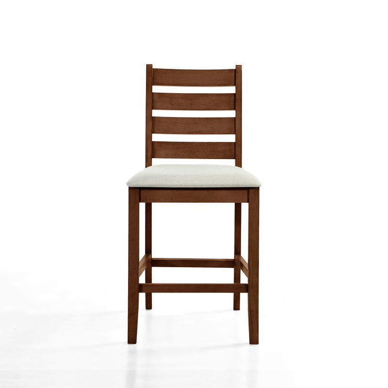 New Classic Furniture Pascal Brown 5pc Counter Height Set