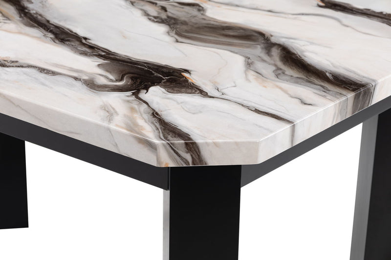 Global Furniture D06 Black White Bar Table