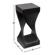 Steve Silver Solana Black Solid Wood Accent Table