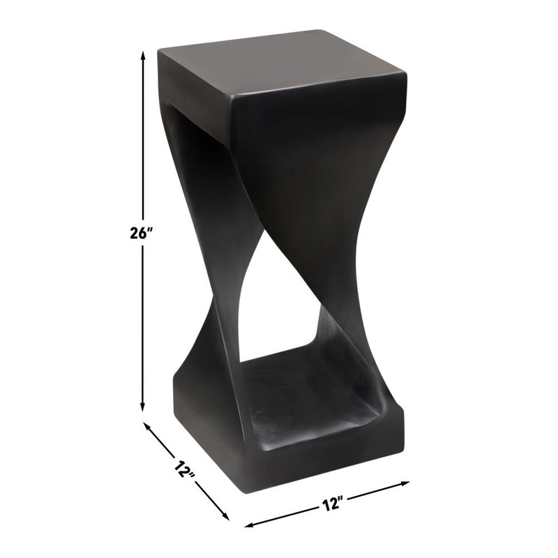 Steve Silver Solana Black Solid Wood Accent Table
