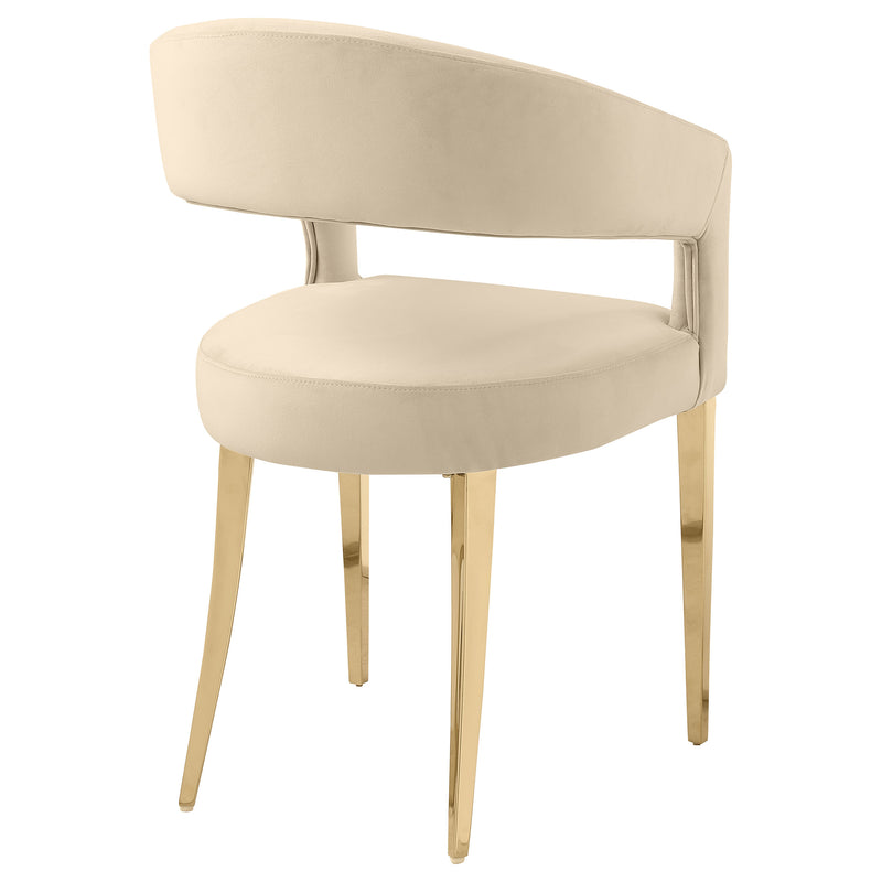 2 Coaster Furniture Galiano Beige Dining Arm Chair