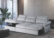 Global Furniture U0301 Grey Pull Out Sofa Bed