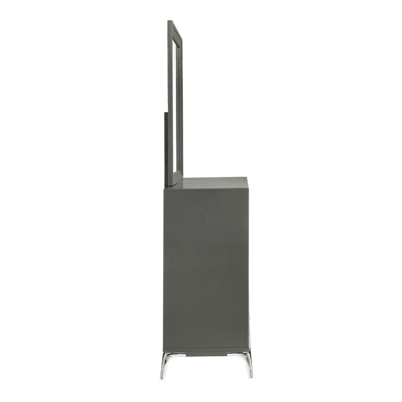 New Classic Furniture Nocturne Slate Gray Mirror