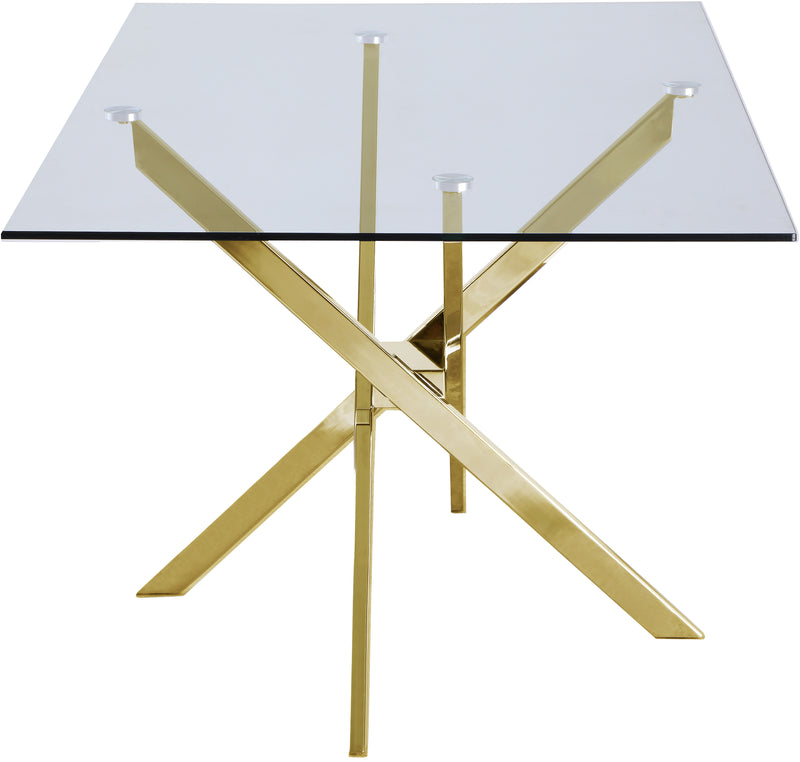 Meridian Furniture Xander Chrome Dining Table