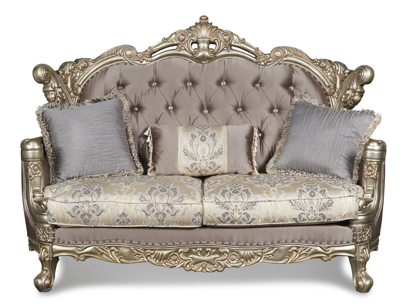 New Classic Furniture Ophelia White Loveseat