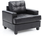 Glory Furniture Sandridge Black PU Chair