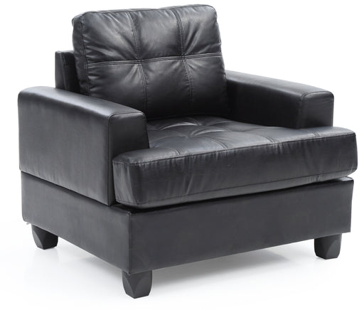 Glory Furniture Sandridge Black PU Chair
