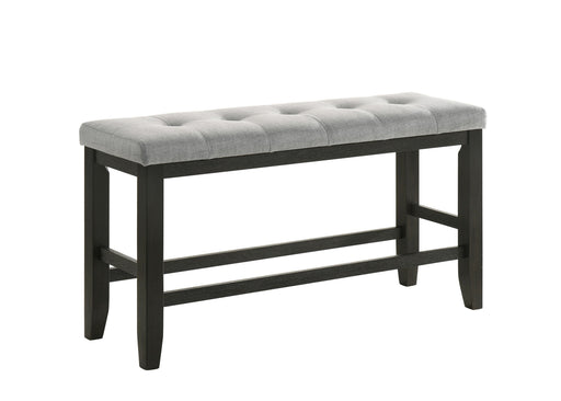 Crown Mark Bardstown Wheat Charcoal Counter Height Bench
