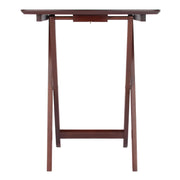 Winsome Darlene Walnut 2pc Snack Table Set