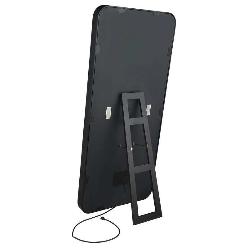 Coaster Furniture Canton Silver LED Standing Mirror with Speakers