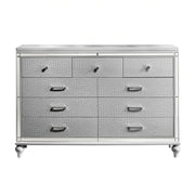 New Classic Furniture Valentino Silver Wood Dresser