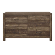 Home Elegance Corbin Brown Dresser And Mirror