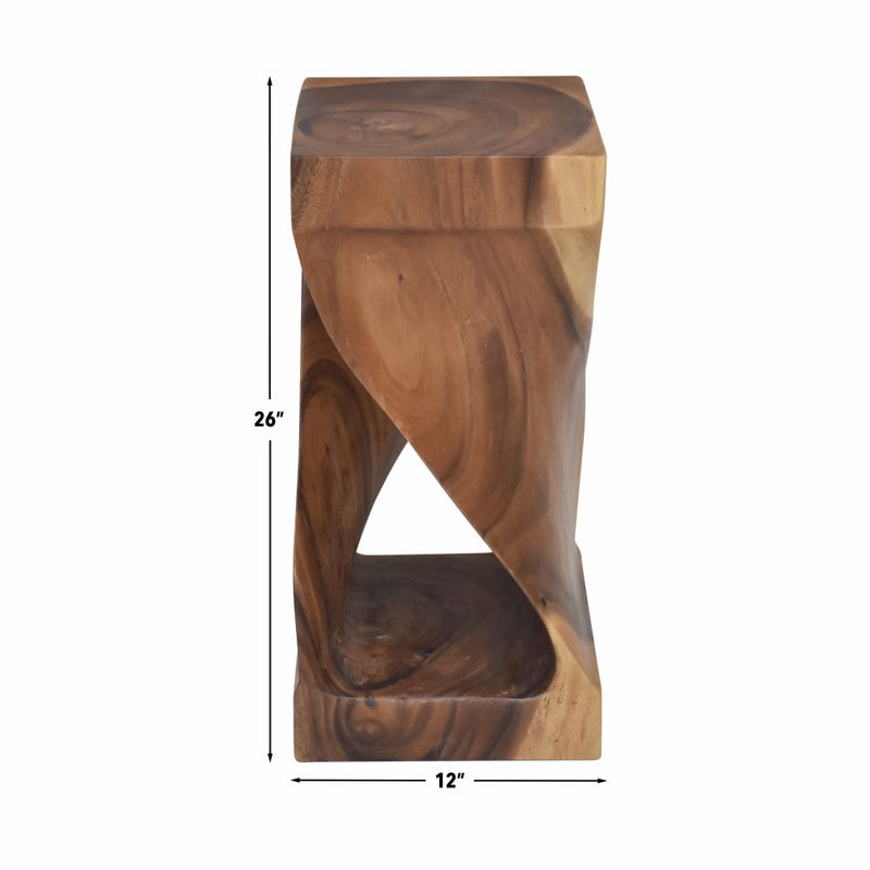 Steve Silver Solana Natural Brown Accent Side Table