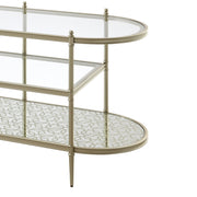 Acme Furniture Zaba Champagne TV Stand