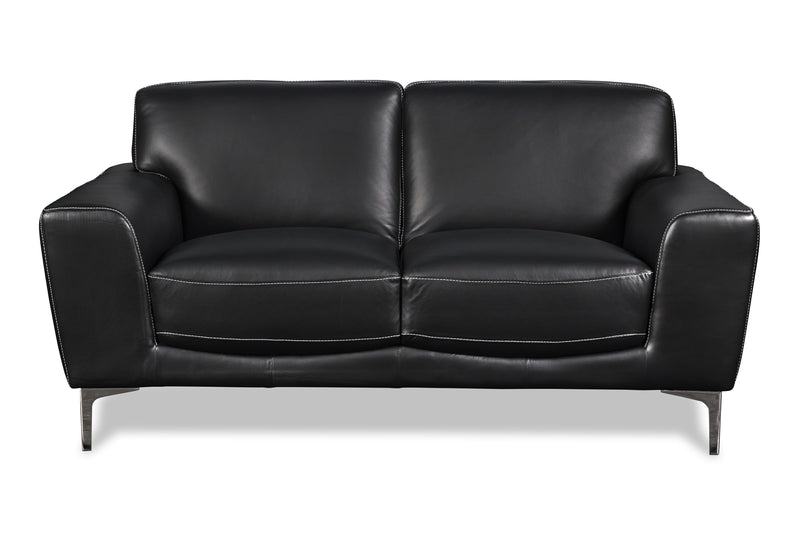New Classic Furniture Carrara Black Loveseat