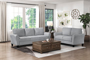 Home Elegance Ellery Sand 2pc Living Room Set