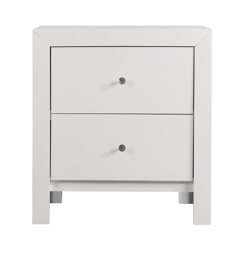 Glory Furniture Burlington White Nightstand