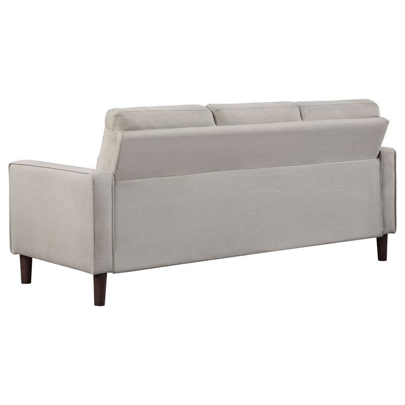 Coaster Furniture Bowen Beige Upholstered Arms Tufted Sofa