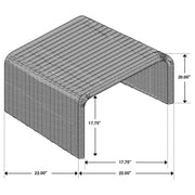 Coaster Furniture Cahya Black Sqaure End Table