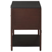 Coaster Furniture Zimmerlee Rust Brown Side Table