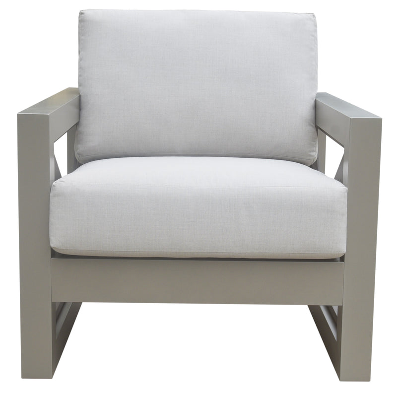 Steve Silver Dalilah Gray Patio Arm Chair