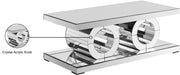 Meridian Furniture Jocelyn Mirrored Coffee Table