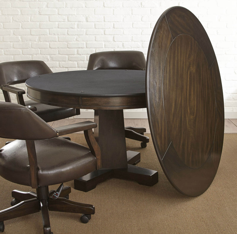 Steve Silver Ruby Medium Walnut Dining Game Table