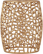 Meridian Furniture Priya Gold End Table