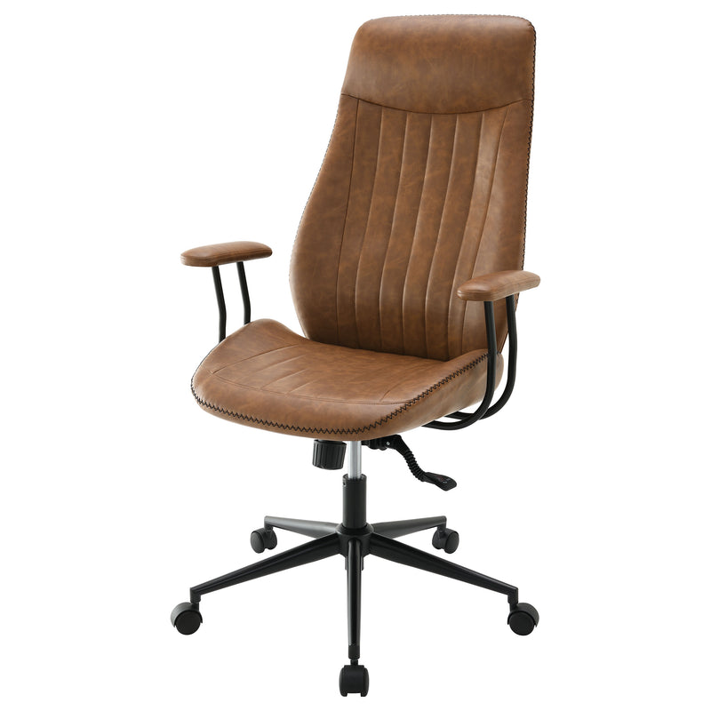 Coaster Furniture Ranger Brown Adjustable Office Chair