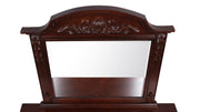 Glory Furniture Lyndon Cherry Framed Mirror