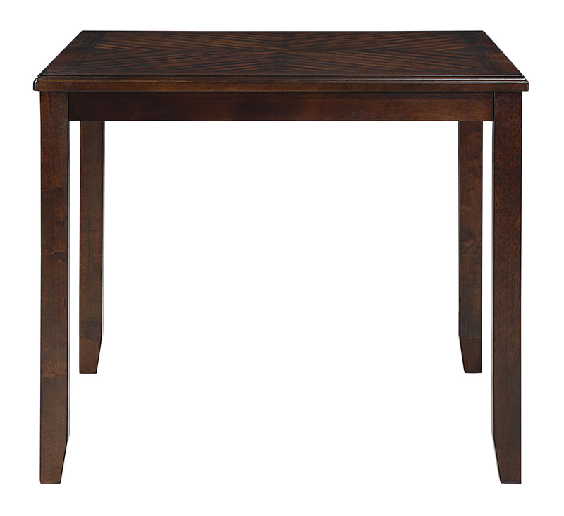 New Classic Furniture Gia Cherry 42 Inch Square 5pc Counter Height Set