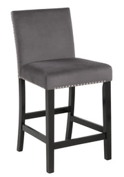 New Classic Furniture Celeste Black 5pc Round Counter Height Set