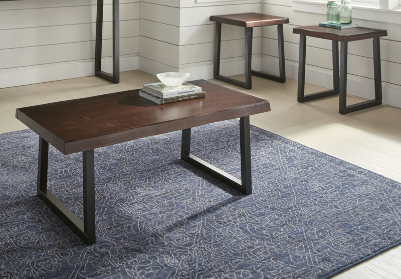 Steve Silver Jennings Brown 2pc Occasional Set