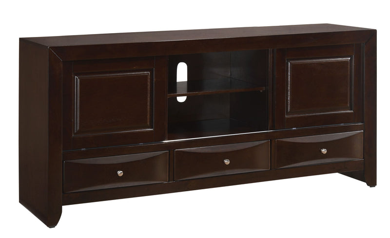 Crown Mark Emily Dark Cherry TV Stand