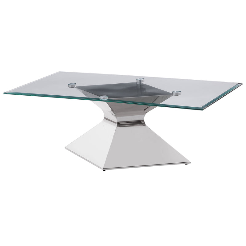Coaster Furniture Jenny Silver Coffee Table
