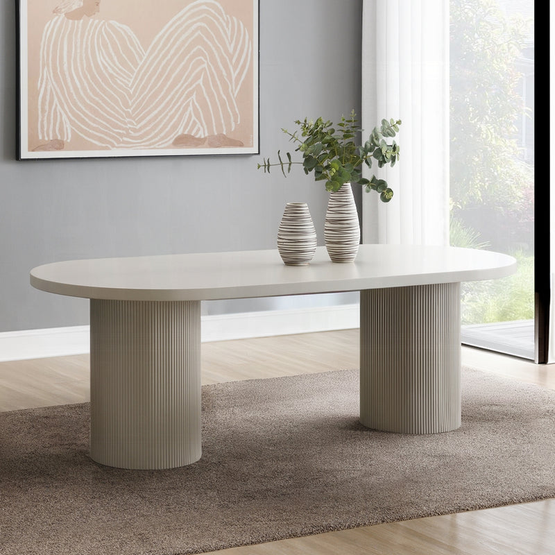 Acme Furniture Laela Bone White Dining Table