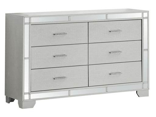 Glory Furniture Madison Silver Champagne Dresser