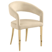 2 Coaster Furniture Galiano Beige Dining Arm Chair