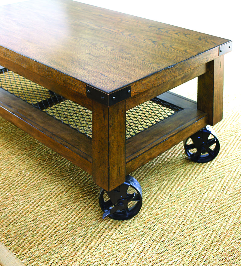 Steve Silver Hailee Oak Cocktail Table