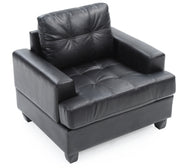 Glory Furniture Sandridge Black PU Chair