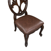 2 New Classic Furniture Palazzo Marina Brown Side Chairs