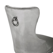 2 Galaxy Home Erica Navy Blue Wood Dining Chairs