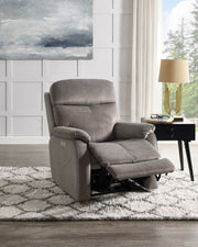 Steve Silver Surrey Gray Power Recliner