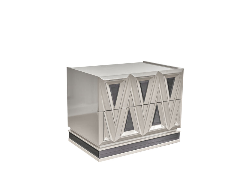 Galaxy Home Eternity Beige Nightstand