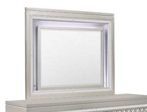 Global Furniture Paris Champagne Mirror with LED Light