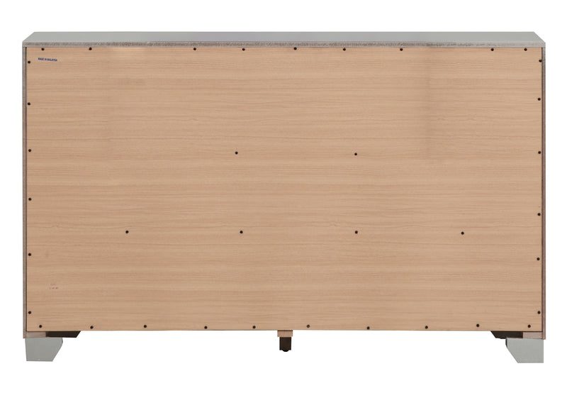 Glory Furniture Madison Silver Champagne Dresser