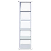 Coaster Furniture Aero White LED Display Curio Cabinet