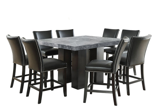 Steve Silver Camila Gray Black 9pc Counter Height Set