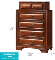 Glory Furniture LaVita Oak Chest