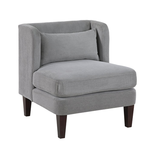 Home Elegance Forrester Dark Gray Accent Chair
